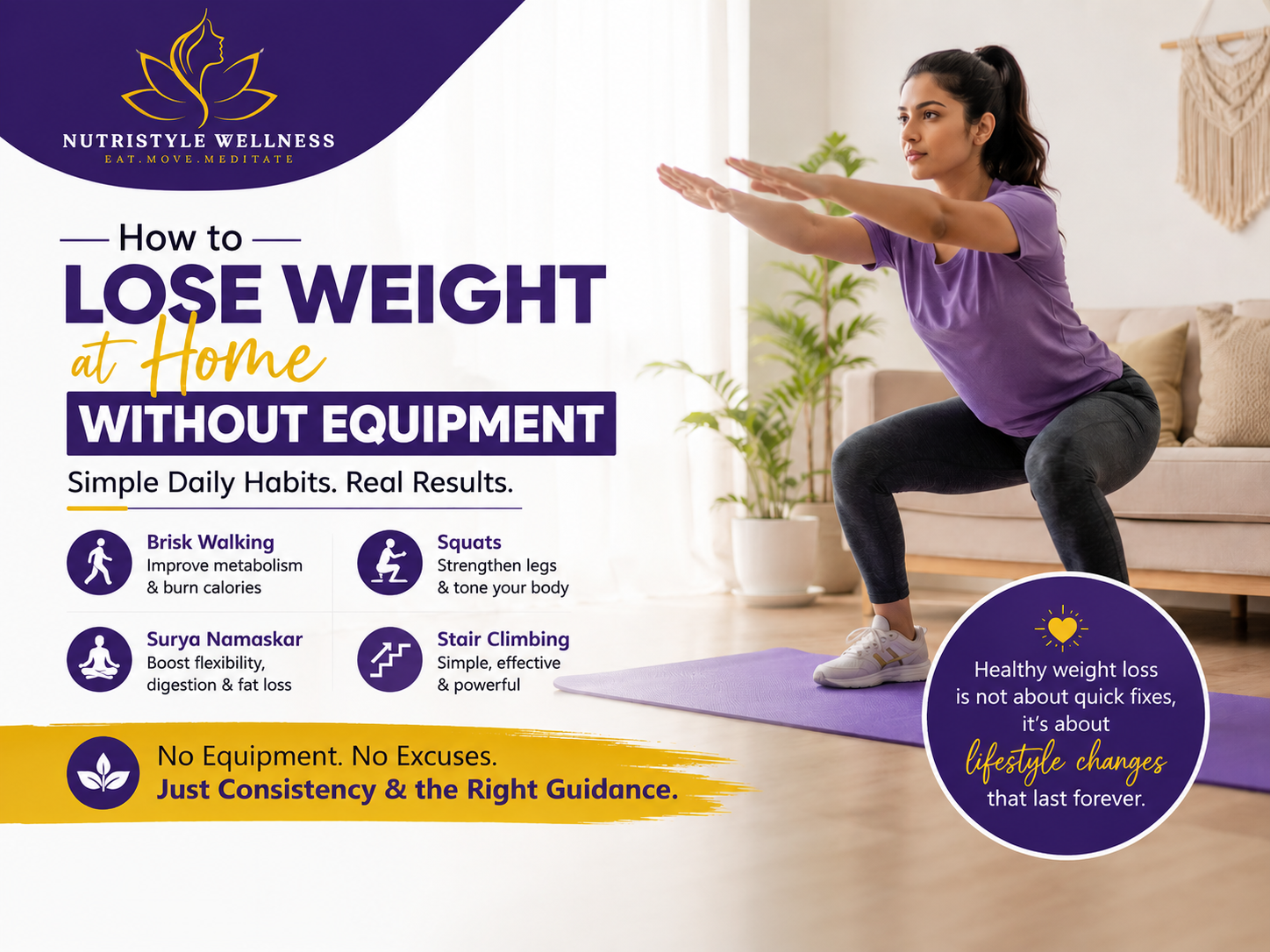 10 Easy At-Home Weight Loss Exercises for Busy People